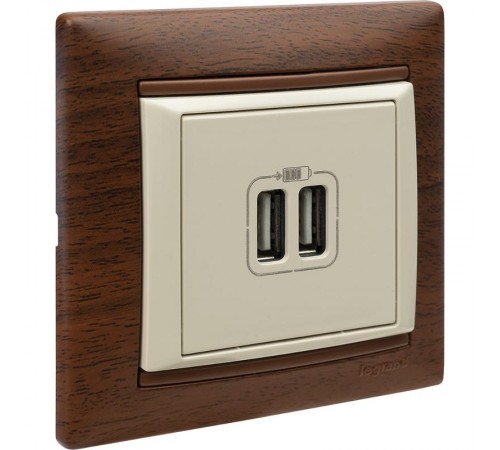 Valena Тонированное дерево Рамка 1-ая  770311  Legrand