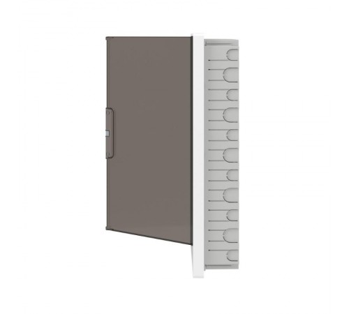 Щиток 36 мод встраиваемый для полых стен FRAME, белый, с тонированной  дверцей, с 4 шинами PEN (2шт на 8 отв. и 2шт на 10 отв.)  F36B3WD  DKC