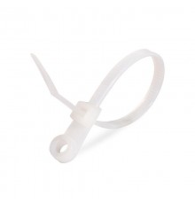 Стяжка нейлоновая КСО 5*300 (бел) (100шт)  90334  Fortisflex