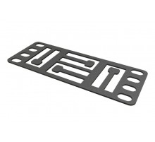 PMR-1U-T-RAL9005 Кронштейн 1U, Т-пазы, цвет черный RAL9005 (8 шт. в комплекте)  444556  Hyperline