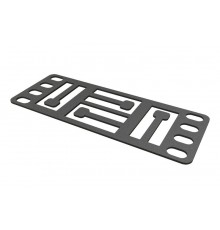 PMR-1U-T-RAL9005 Кронштейн 1U, Т-пазы, цвет черный RAL9005 (8 шт. в комплекте)  444556  Hyperline