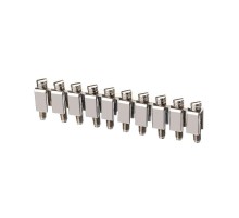 Перемычка винтовая, для клемм на 2.5 кв.мм, 10-и полюсная  RBFIN-10-5  DKC