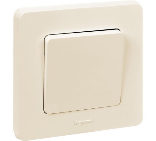 Inspiria Слоновая кость Выключатель 1-клавишный С/У без рамки  673601  Legrand