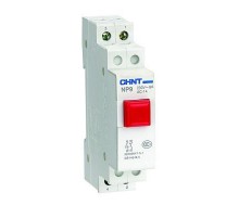 Кнопка модульная NP9-01/2 без подсветки, 1НЗ, красная (R)  584057  CHINT