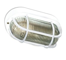 Светильник для ЖКХ под лампу "Фарпласт" Овал НБО 23-60-006 IP44 корпус с решеткой белый ГИ  1005500613  Элетех