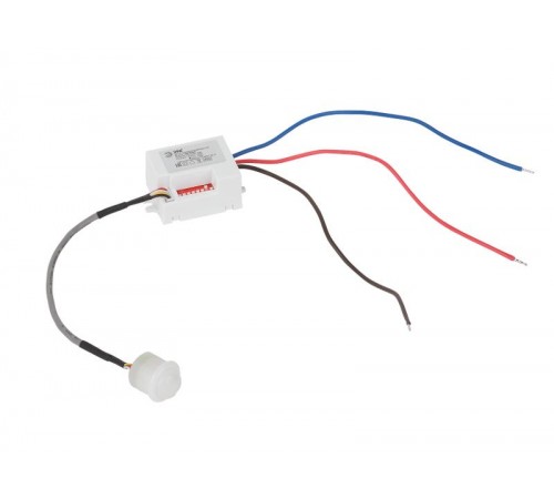 Датчик движения MD 021 скрытый 800Вт, 5сек/8мин, 6м, 10/2000лк, 120(сбоку)+360  Б0043798  ЭРА