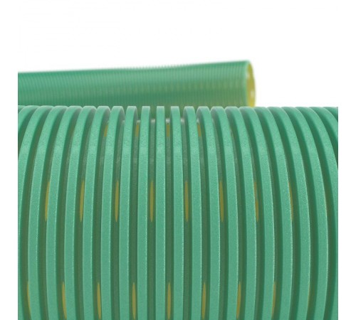Труба двустенная гибкая дренажная 200мм, SN8, перфорация 360 град., зеленый  140920-8K  DKC