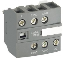 Блок контактный дополнительный CAT4-11MRT для контакторов AF..RT и NF..RT1SBN010154R1111 ABB