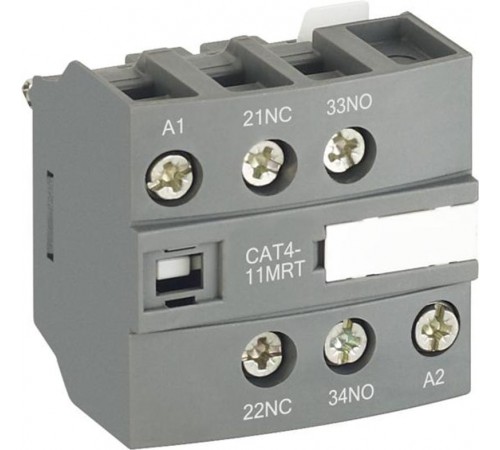 Блок контактный дополнительный CAT4-11MRT для контакторов AF..RT и NF..RT1SBN010154R1111 ABB