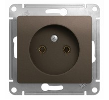 Glossa Шоколад Розетка без заземления, 16А  GSL000841  SE