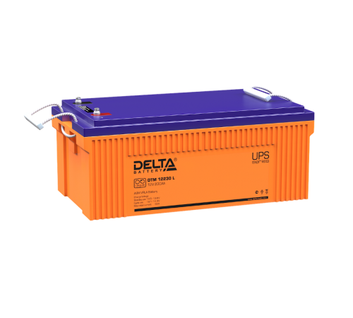Акумуляторная батарея UPS серии DTM 12230 L  12В/230Ач  DTM 12230 L  DELTA
