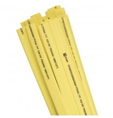 Термоусаживаемая трубка ТУТ нг 16/8 желтая EKF PROxima  tut-16-y-1m  EKF