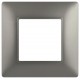 Рамка для розеток и выключателей Elegance 14-5001-16 на 1 пост, титан  Б0065801  ЭРА