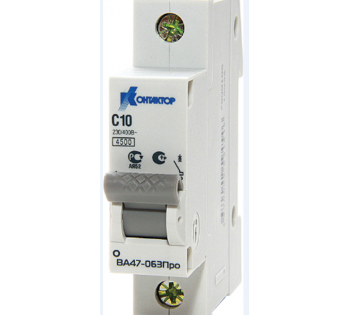 Выключатель автоматический ВА47-063Про, 1П, 20A, Icu-4,5kA, х-ка  С  7000107  Контактор (Legrand)