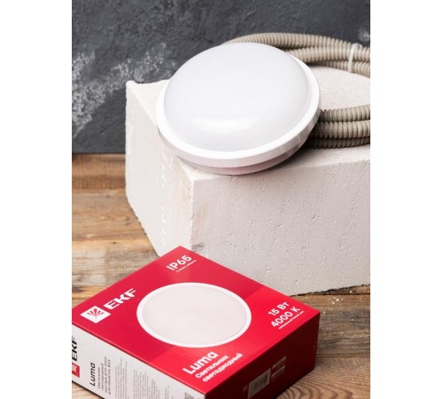 Светильник светодиодный ЖКХ круг ДПО-2003 15Вт 4000K IP65  EKF PROxima  BKL-2003-R-15-4000  EKF