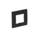 Рамка одинарная Modul45 (универс.,84x84 мм,черный) (AR45-F1 SWGR)  6119324  OBO Bettermann