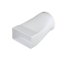 Соединитель со смещением плоск. воздух. с кругл. 60х120/D100,  SQ1807-1753  TDM