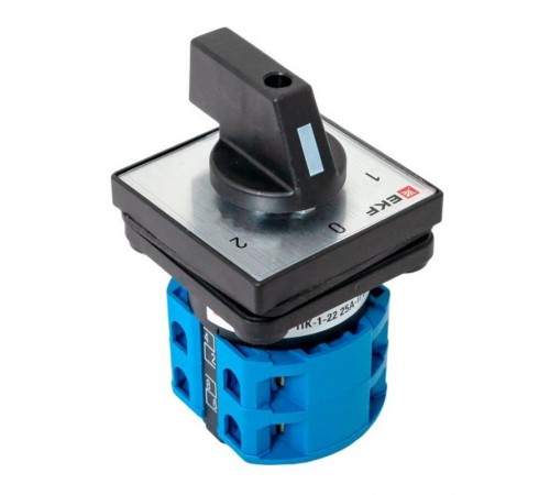 Переключатель кулачковый ПК-1-22 25А 2P "1-0-2" IP65  pk-1-22-25-65  EKF