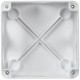 Коробка распределительная КМ для о/п 100х100х45мм IP44 6 вв. белая IEK  UKO11-100-100-045-K01-44  IEK