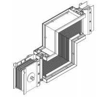 Секция Z вверх н/2 5000А Al 3L+N+1/2PE НК IP55 тран. IEK  LB-5000A5-25-F-ZUF  IEK