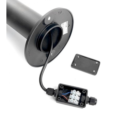 Светильник садово-парковый, 230V GX53 DH1005, черный (столб)  11710  FERON