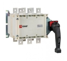 Рубильник-переключатель 400A 3P c рукояткой управления для прямой установки PowerSwitch  pscs-400-3  EKF