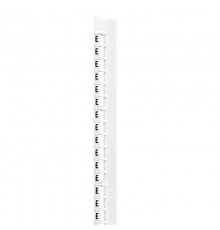 Маркер Memocab - ширина 2,3 мм - чёрная маркировка на белом фоне - заглавная буква E  037830  Legrand