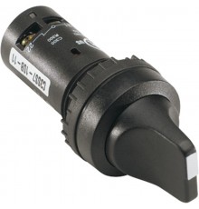 Переключатель C3SS1-10B-11 3-х позиционный черный 1НО1НЗ с фиксацией  1SFA619210R1076  ABB