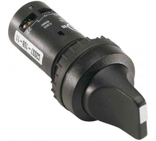 Переключатель C3SS1-10B-11 3-х позиционный черный 1НО1НЗ с фиксацией  1SFA619210R1076  ABB