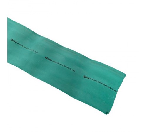 Термоусаживаемая трубка ТУТ нг 100/50 зелёная рулон PROxima  tut-100-j  EKF