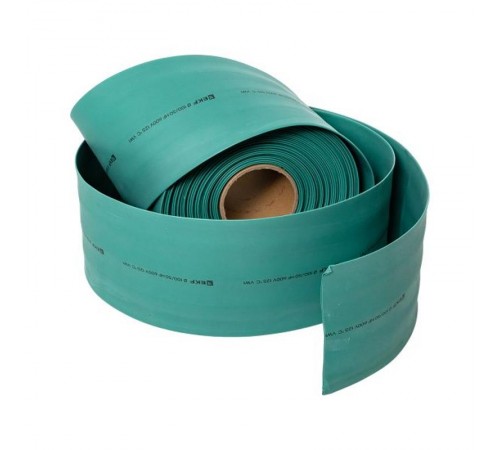 Термоусаживаемая трубка ТУТ нг 100/50 зелёная рулон PROxima  tut-100-j  EKF