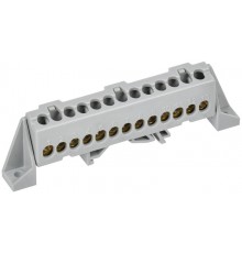 TEKFOR Шина L "фаза" в комбинированном DIN-изоляторе "Стойка" 6х9-13-Ср  TF-NN10-13-DP-K03  IEK