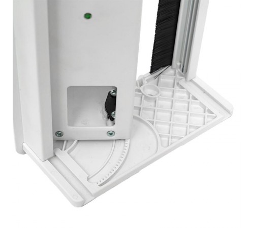 Встраиваемый настольный розеточный блок выдвижной, 8 модулей, белый, C-Line белый  cl-vnbv-8-w  EKF