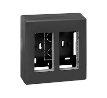 Simon CIMA 500 Бокс на 2 модуля 500CIMA, наружный монтаж, 167х59х160мм, графит  51000002-038  Simon