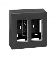 Simon CIMA 500 Бокс на 2 модуля 500CIMA, наружный монтаж, 167х59х160мм, графит  51000002-038  Simon