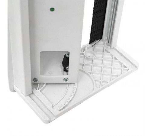 Встраиваемый настольный розеточный блок выдвижной, 8 модулей, белый, C-Line белый  cl-vnbv-8-w  EKF