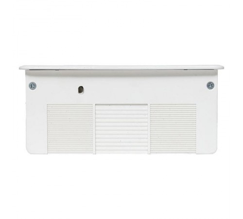 Встраиваемый настольный розеточный блок выдвижной, 8 модулей, белый, C-Line белый  cl-vnbv-8-w  EKF