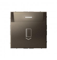 ArtGallery Мокко Выключатель карточный 10А, без задержки времени, быстрозажимные клеммы  GAL000614S  SE