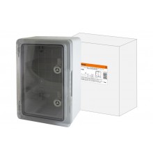 Бокс пластиковый ЩМП-0-8, прозрачная крышка ABS, IP65, -45 до +75 С, навесной, (700x500x250)  SQ0933-0208  TDM