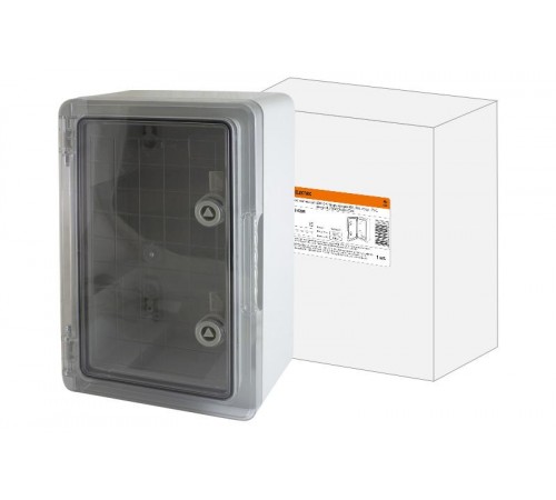 Бокс пластиковый ЩМП-0-8, прозрачная крышка ABS, IP65, -45 до +75 С, навесной, (700x500x250)  SQ0933-0208  TDM