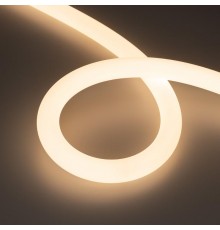 Светодиодная лента герметичная MOONLIGHT-TOP-A336-D25mm 48V Warm3000 360deg (12.5 W/m, IP65, 2835, 20m, wire x1) (Arlight, Вывод кабеля прямой)  0375