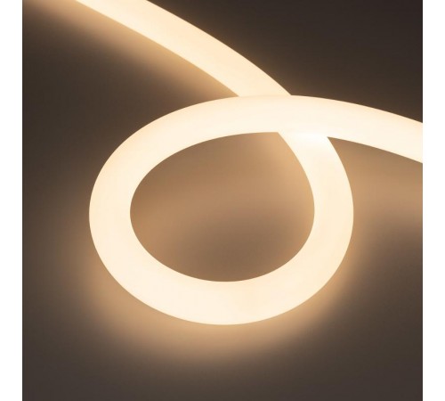 Светодиодная лента герметичная MOONLIGHT-TOP-FP-X1088-D25mm 24V Warm3000 (20 W/m, IP65, 5m, wire x1) (Arlight, Вывод кабеля прямой)  038862  Arlight