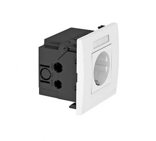 Укомплектованный розеточный блок AR45 (марк.,1xModul45,84x84x59 мм,зеленый) (SDE-RW D0GN1B)  6119422  OBO Bettermann