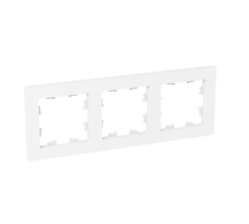 3 - местная рамка, белая, пластик Эпика EKF  UP1-FPW-03  EKF