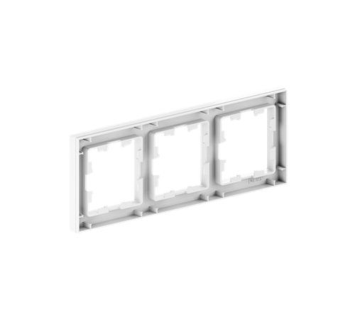 3 - местная рамка, белая, пластик Эпика EKF  UP1-FPW-03  EKF