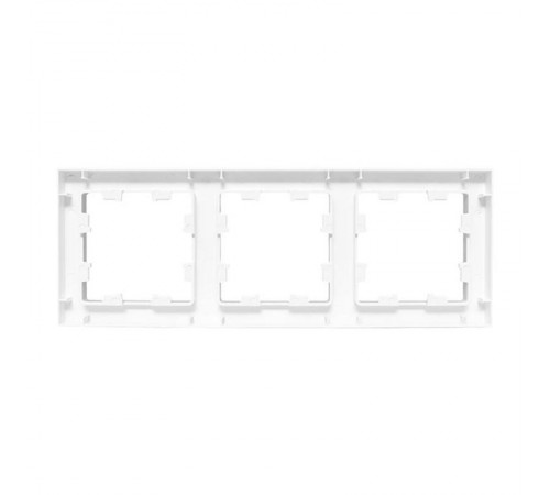3 - местная рамка, белая, пластик Эпика EKF  UP1-FPW-03  EKF