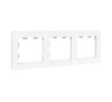 3 - местная рамка, белая, пластик Эпика EKF  UP1-FPW-03  EKF