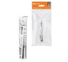 Припой ПОС 40, проволока, ГОСТ 21931-76, 1 мм, 10 г, колба, серия "Алмаз"  SQ1025-1610  TDM