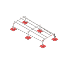 Опорная конструкция для установки оборудования TECHNORAPTOR FOOT 1200х3000 тип 2  KM-TR-F-SSEI-1200-3000-2  КМ - профиль