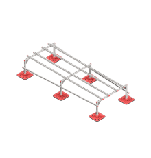 Опорная конструкция для установки оборудования TECHNORAPTOR FOOT 1200х3000 тип 2  KM-TR-F-SSEI-1200-3000-2  КМ - профиль